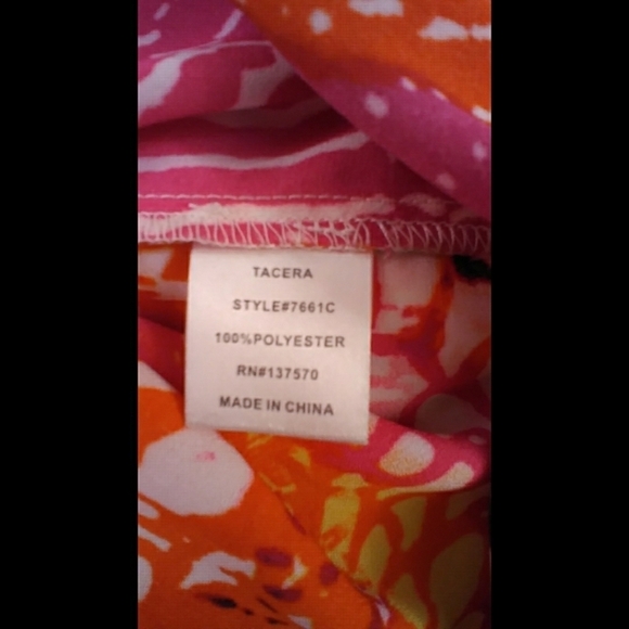 Tacera bright spring top decorative gold zip M - Picture 8 of 10